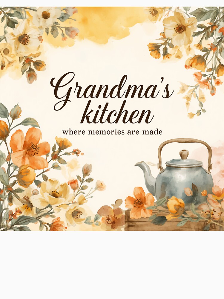 Grandmas Kitchen Where Memories Are Made by CozyMomDesign