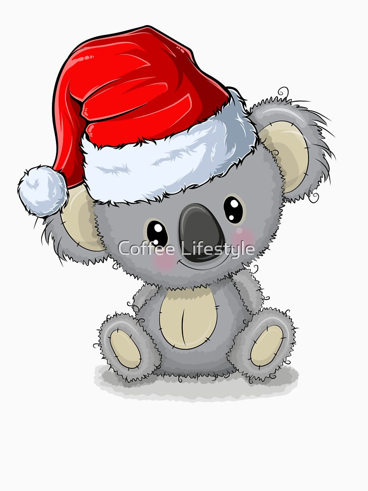 Funny Santa Koala by Coffee Lifestyle