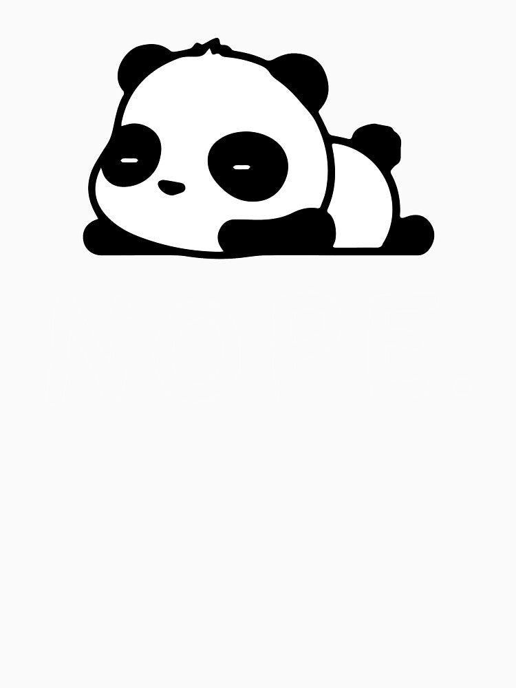 Nope Lazy Sleepy Panda Baby Cute Art Gifts by TeesByDesign
