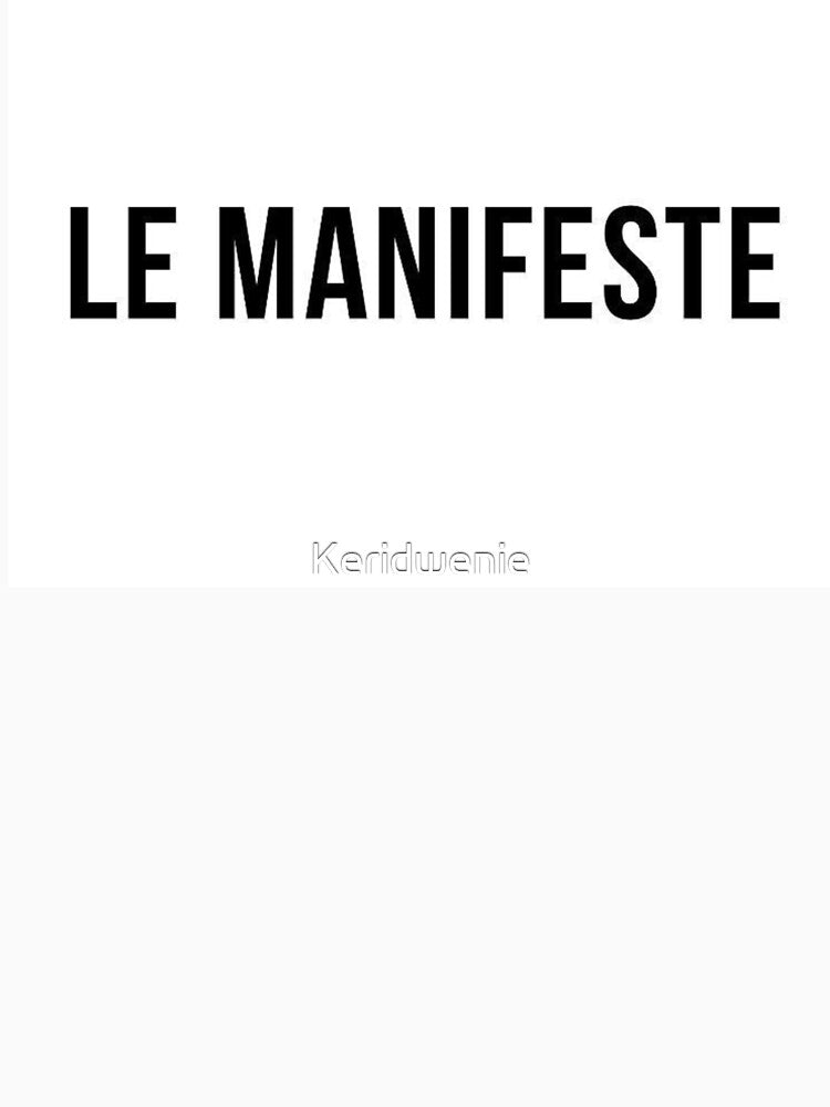 The manifesto Saez by Keridwenie