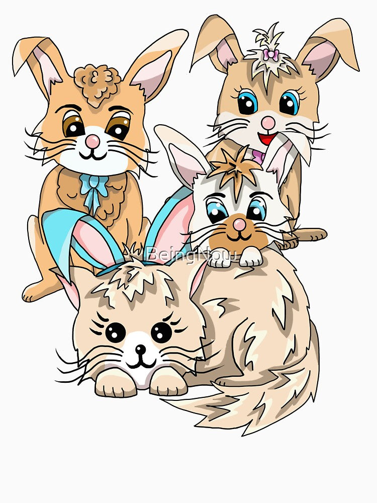 baby bunny family by BeingNow
