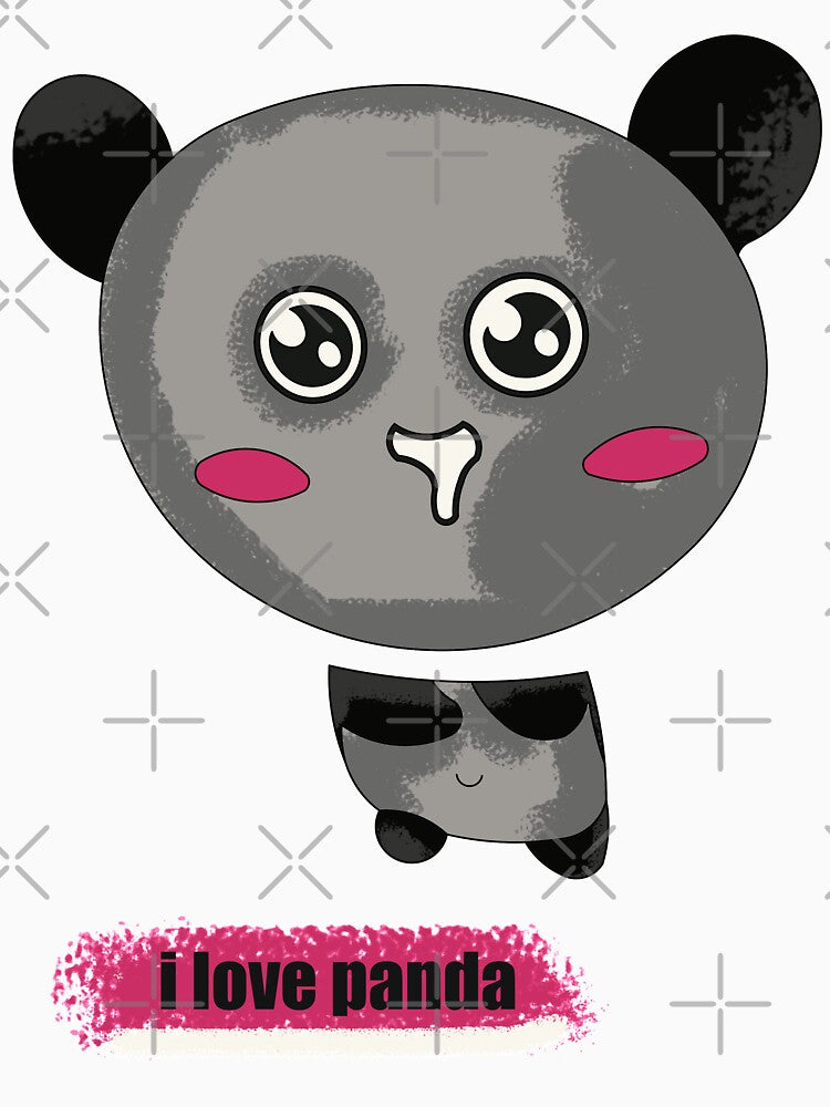 i love panda t -shirts by fowzi shokri