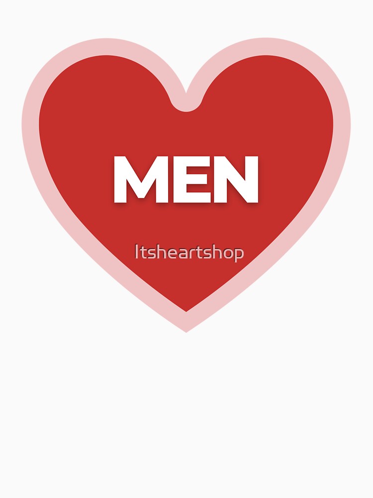 I Heart Men by Itsheartshop