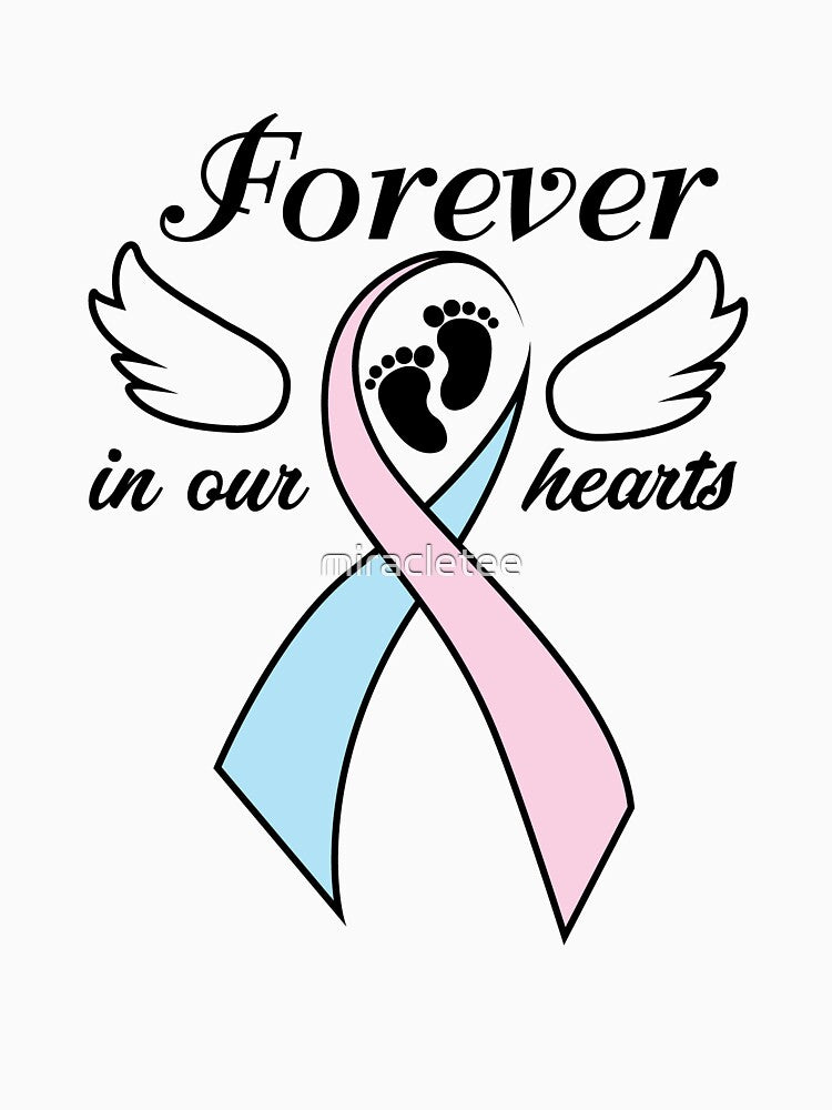 Pregnancy Infant Loss Awareness Forever In Our Hearts by miracletee