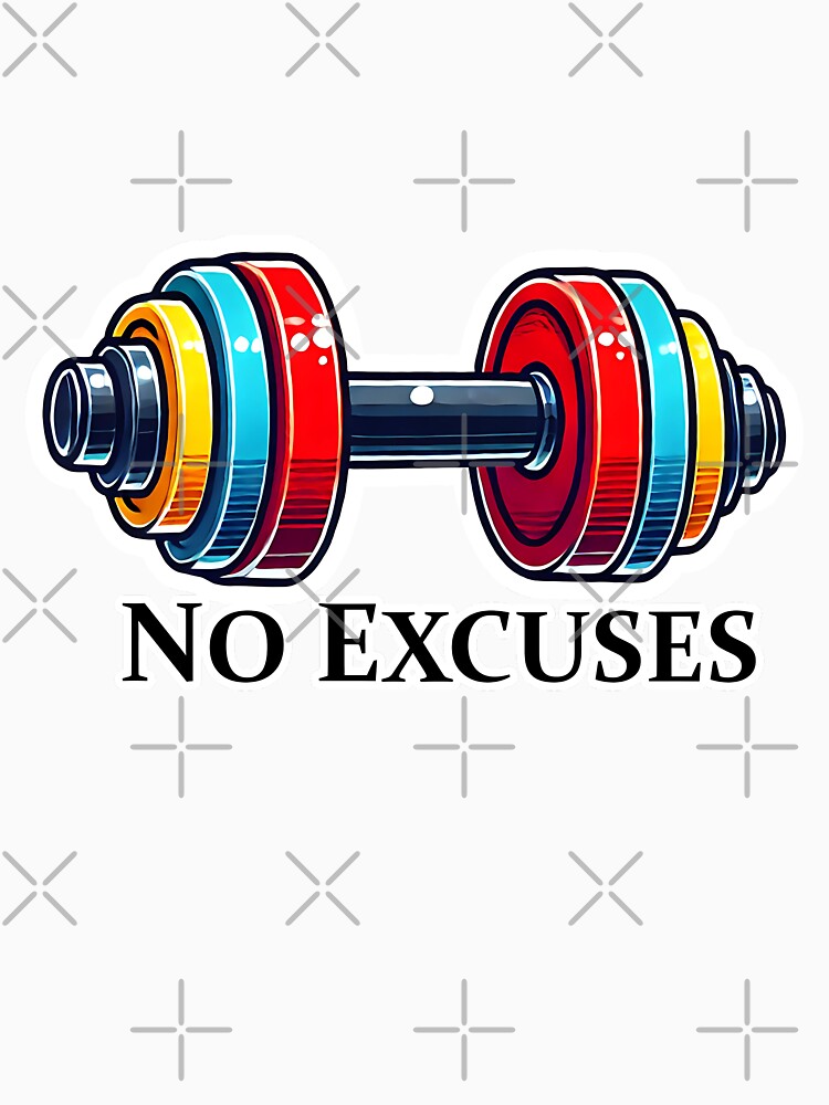 No Excuses Dumbbell by Mbk Studios
