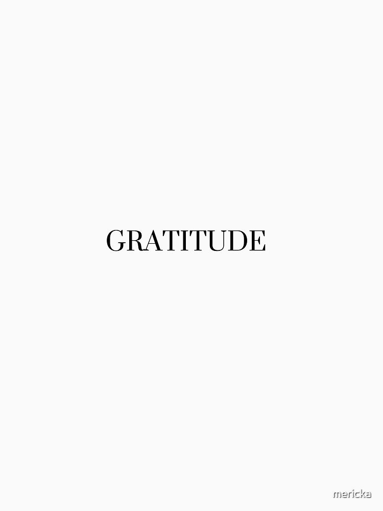 GRATITUDE by mericka
