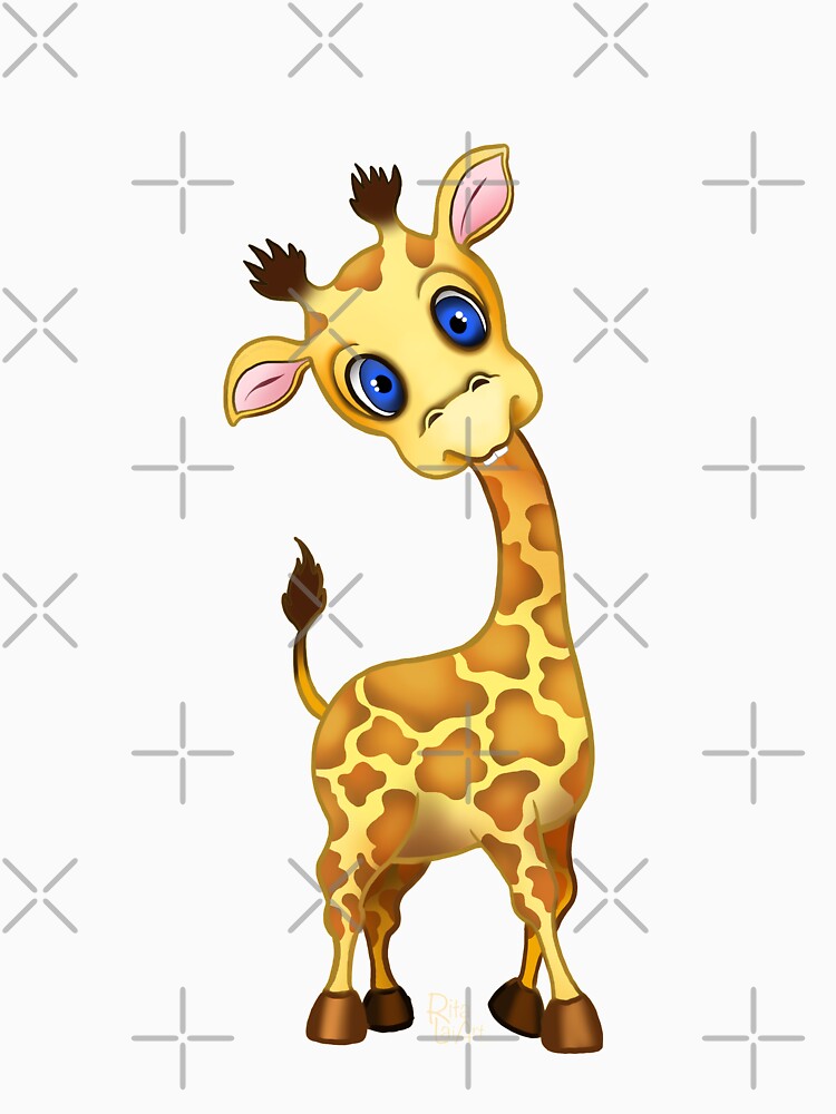 Yellow Giraffe by RitaLaiArt