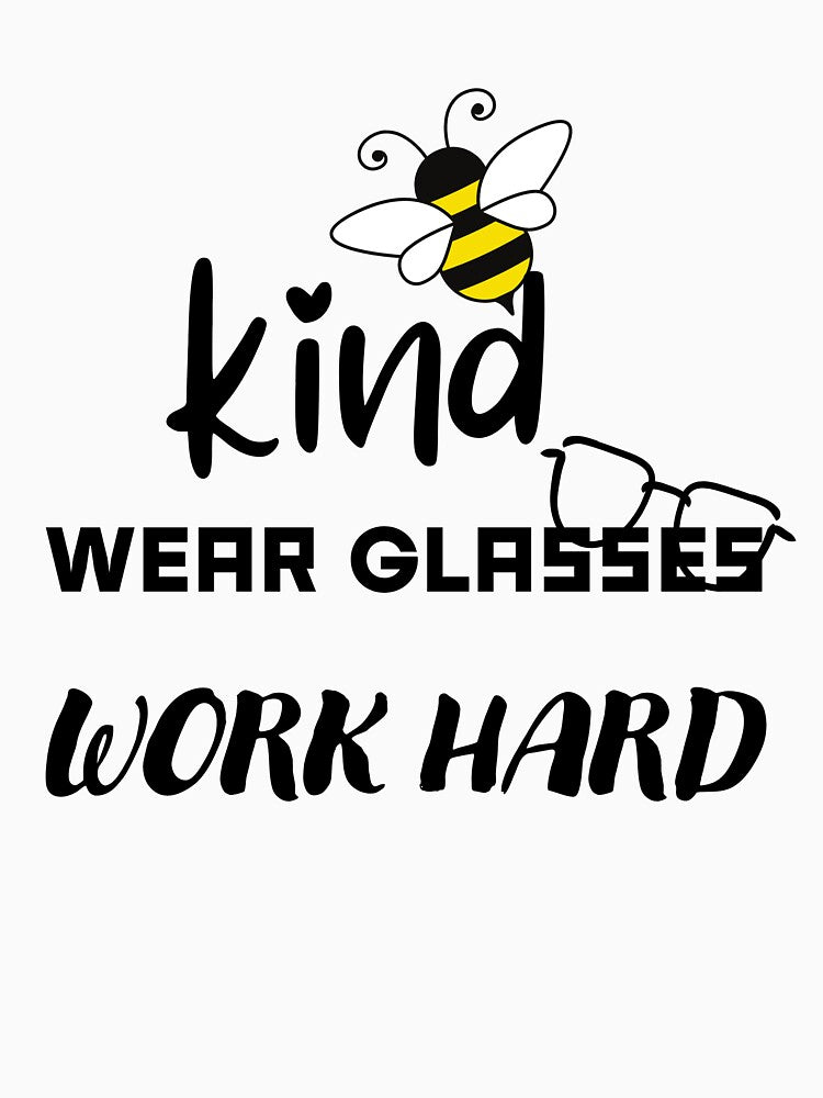 BEE KIND WEAR WORK HARD T SHITR by Asmee sadiq
