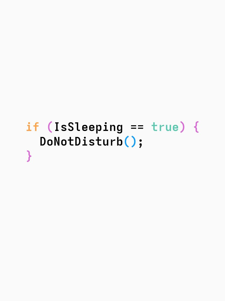 "Do Not Disturb" Design for Sleepy Programmers by MeongjiDesign