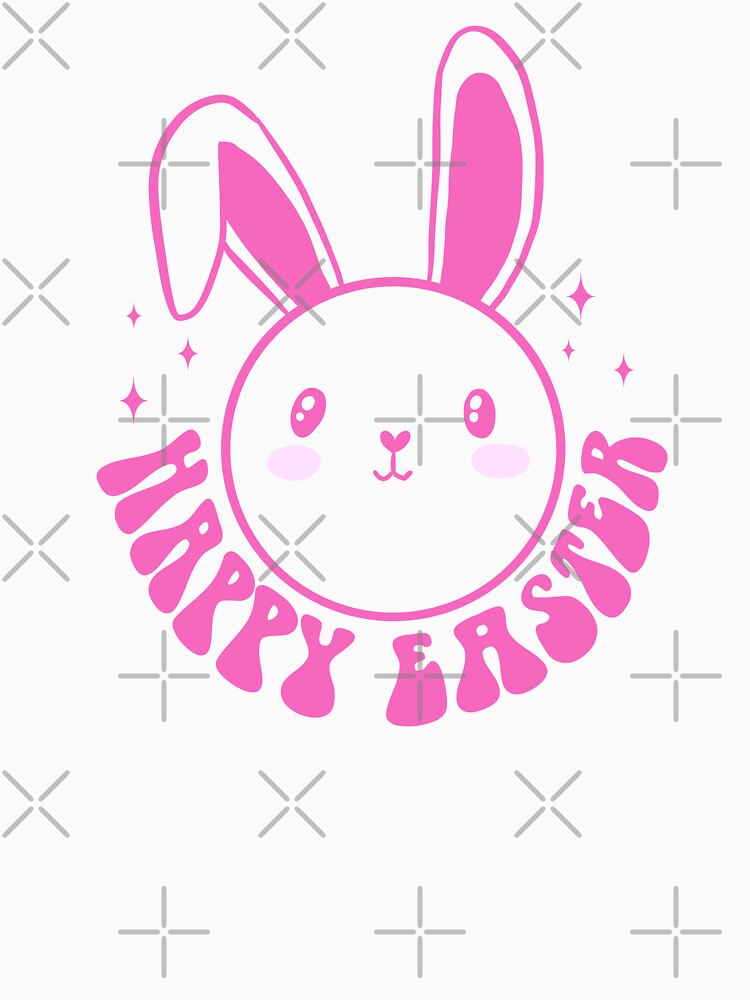 Happy Easter groovy easter bunny by Yarafantasyart
