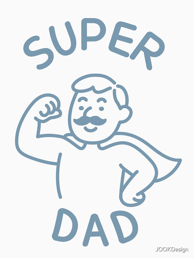 Super Dad Hero Design | Father’s Day Gift for Awesome Dads by JOOKDesign