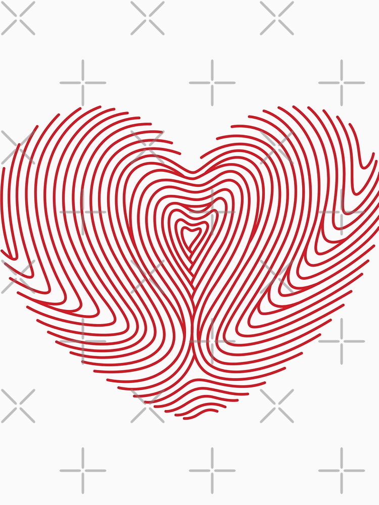 Finger printing heart by sheelashop