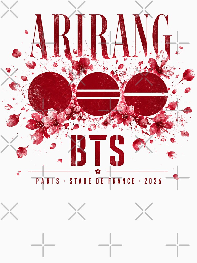 Copy of BTS Arirang Paris 2026 — Stade de France Concert Vintage T-Shirt by KickoffStudio