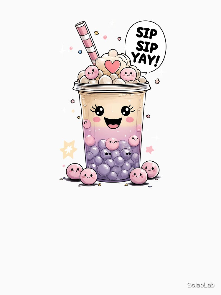 Sip Sip Yay! – Kawaii Taro Boba Tea by SolaoLab