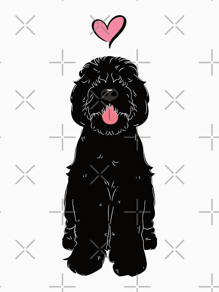 LOVE Black Sheepadoodle by Lulupainting