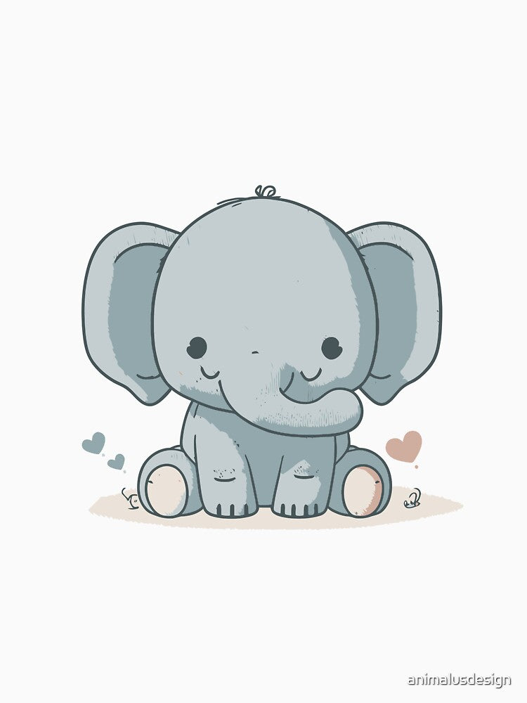 cute elephant by animalusdesign