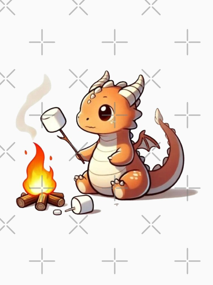 Fire Dragon with Marshmallow by Random 00
