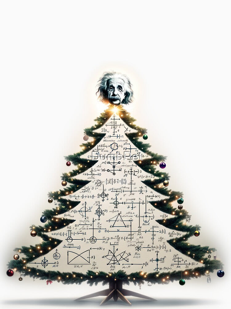 The Relativity of Christmas Cheer - Christmas T-shirt by DumbPet