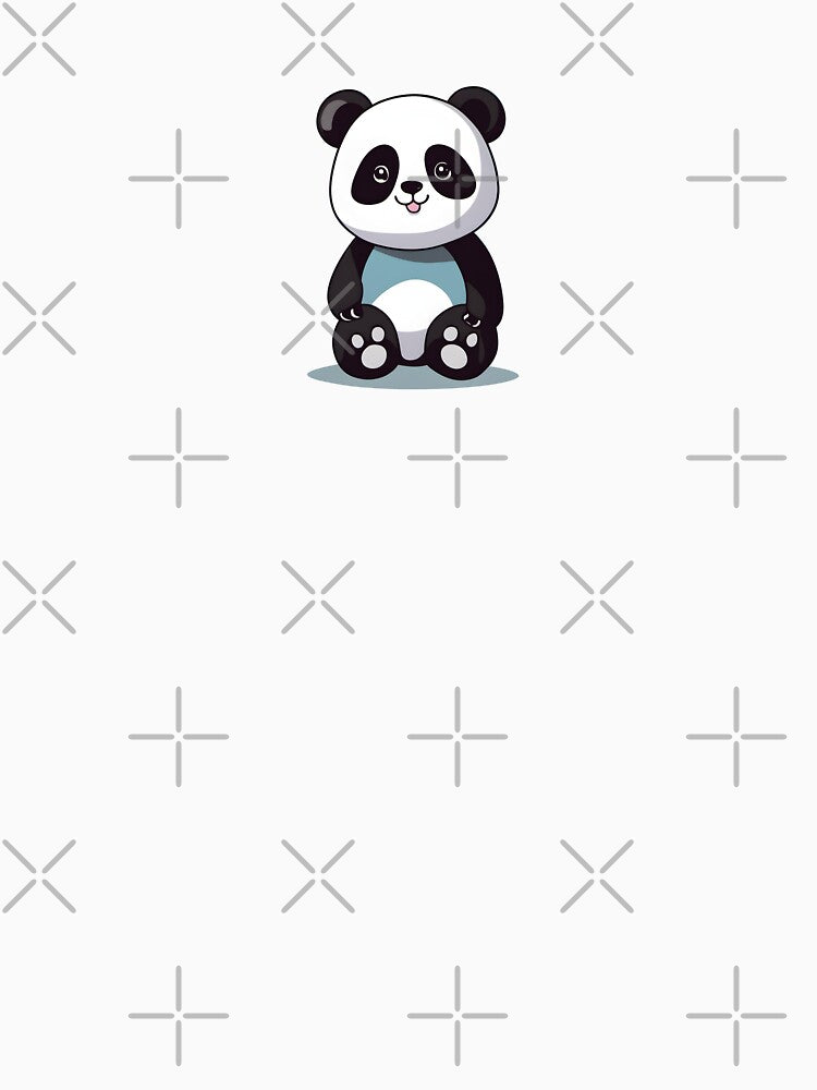 Pretty blue panda by Realizey