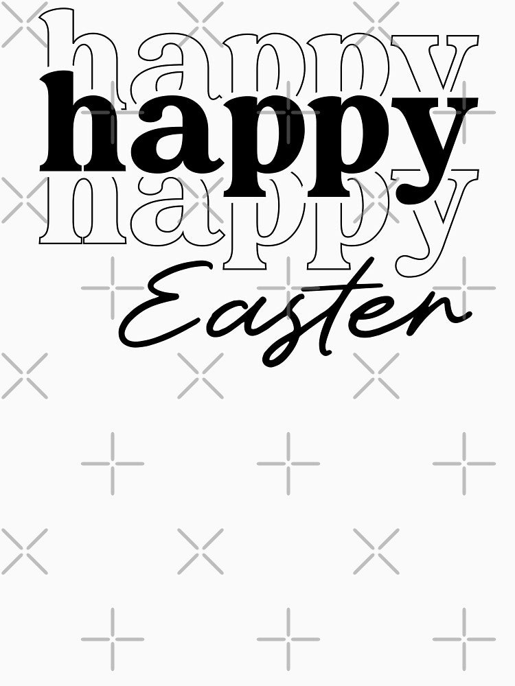 Happy Easter Shirt. Easter Quote Shirt. Cute Easter Shirt. Cute Easter Sticker. Gift for Easter. Easter Cute Masks. Gift For Women. Easter for Kids. Gift for Girl Friend. by Aknarin Thika