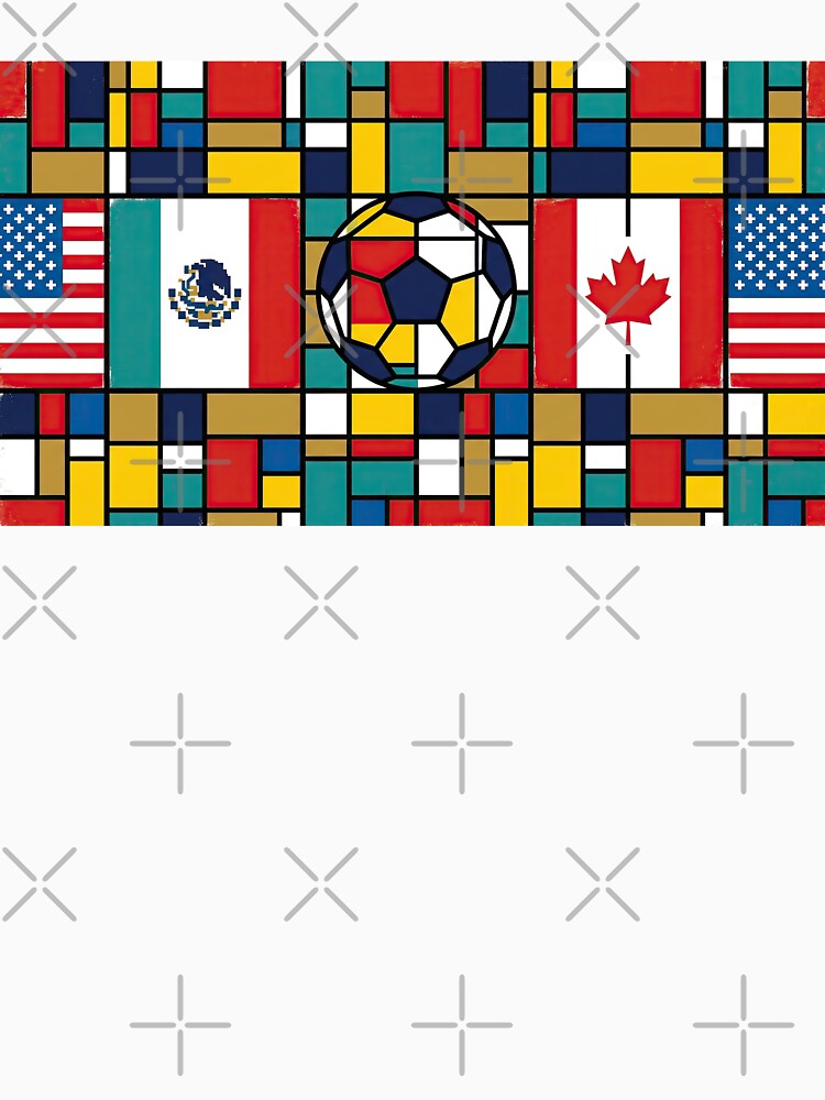 Spectacular World Cup Stadiums | Soccer Flags Mexico Canada USA  Geometry by BrickByDream