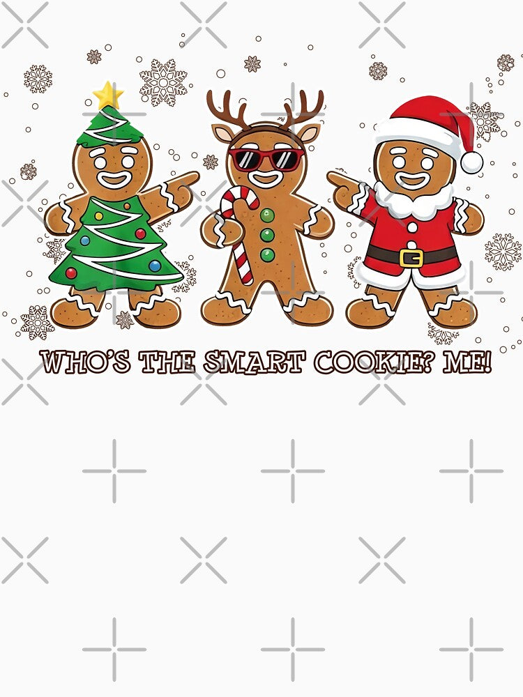 Smart Cookie Christmas Squad – Funny Vintage Gingerbread by ArtsMichalShop