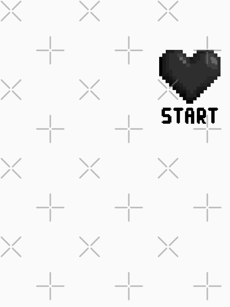 Pixelated Black Heart - Retro Gaming by Fikuall