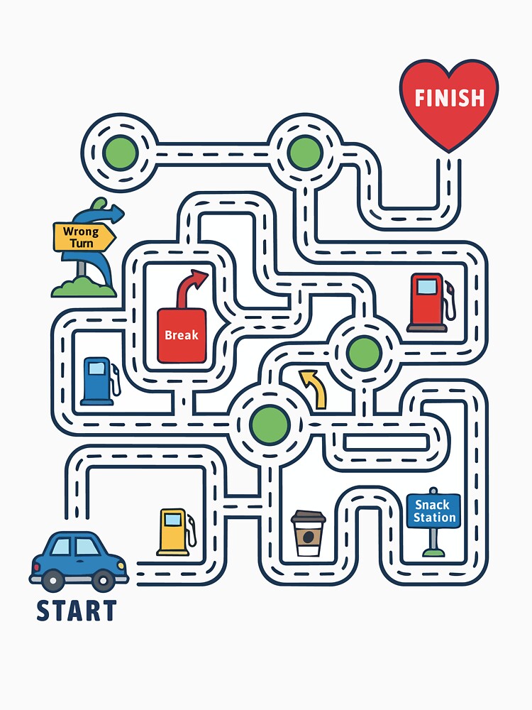 Dad Navigation System Interactive Road Maze by Toddler Life Club