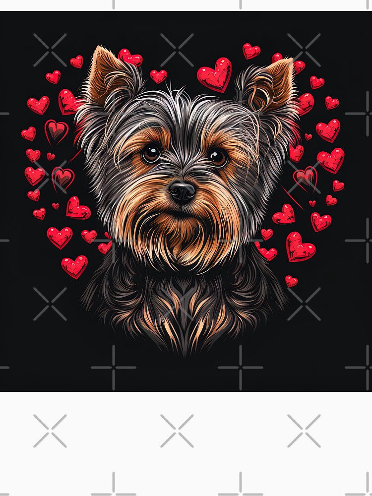Yorky Dog Valentine by Juliascutecornr