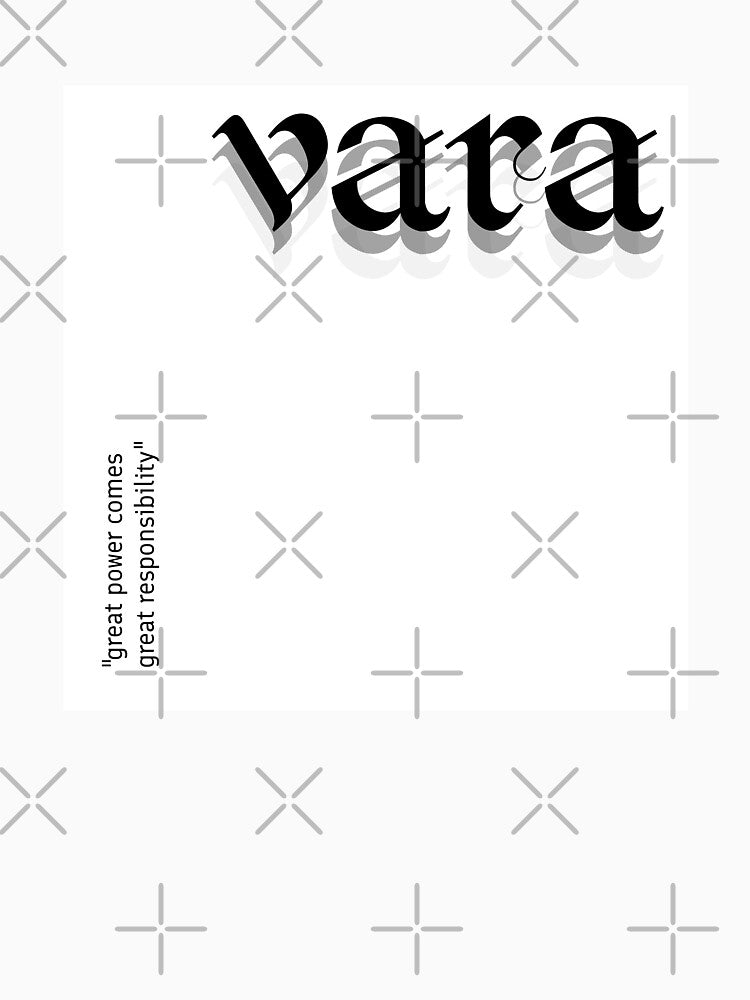 Great Power Comes Great Responsiblity by VARA OFFICIAL