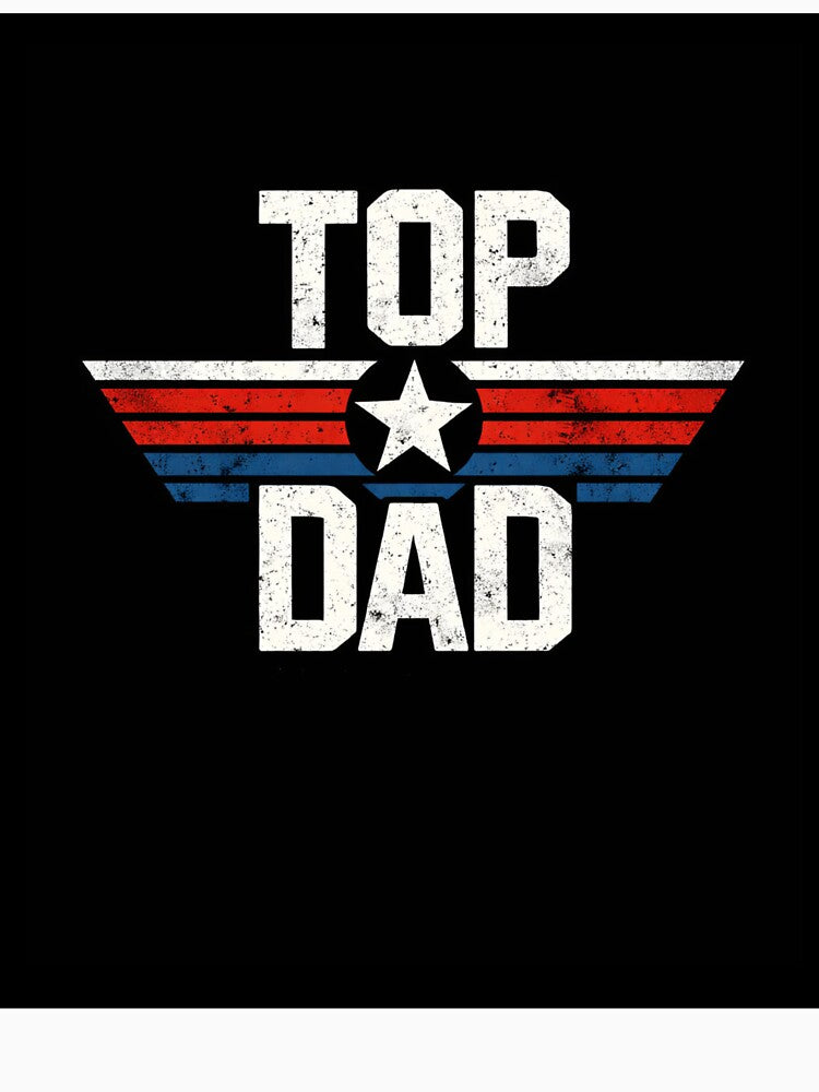 Top Dad – Vintage Father Pride Design by NomadUSArt