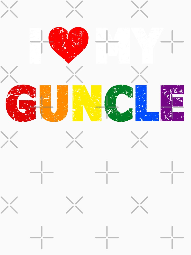 I Love My Guncle I Heart My Gay Uncle by MarOlv