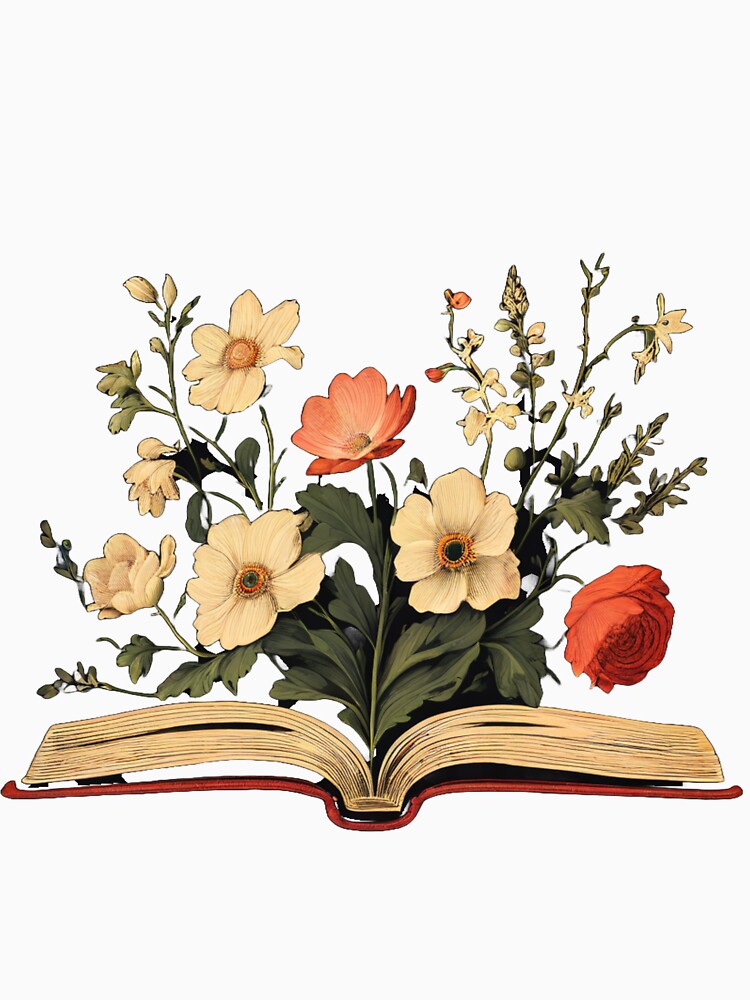 Blooming flower book by Raha-Art