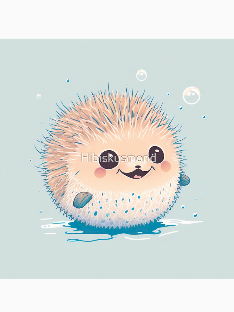 Cute baby puffer fish by Hibiskusmond