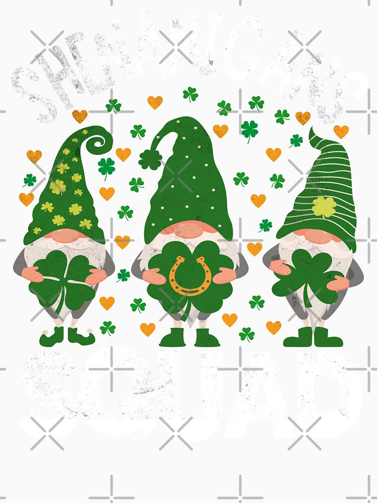 Shenanigans Squad Happy St Patricks Day Teacher Irish Gnomes by Zulfiqqar