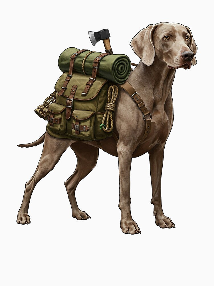 Weimaraner Bushcraft Expert by Dog Lover Club