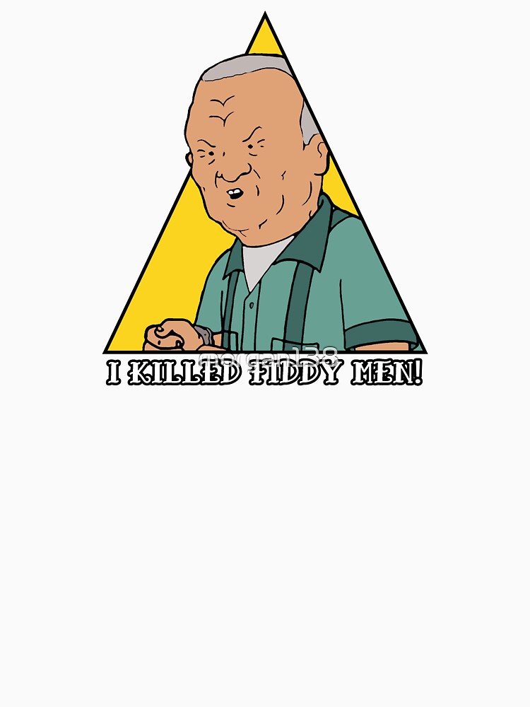 Cotton I Killed Fiddy Men! Traditional tattoo style design veteran war hero parody by morgan138