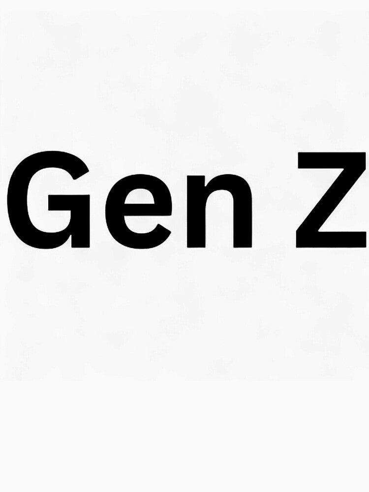 Gen Z Minimal Text Aesthetic Trendy Design by PrataeAesthetics