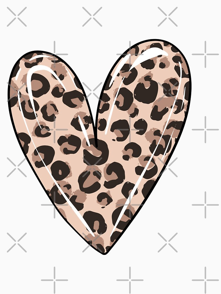 Heart leopard by sheelashop