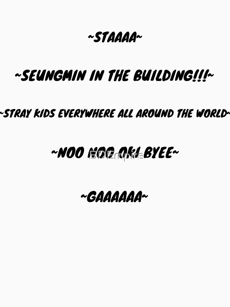 Seungmin Stray Kids Iconic Lines All In One by BDEmpire