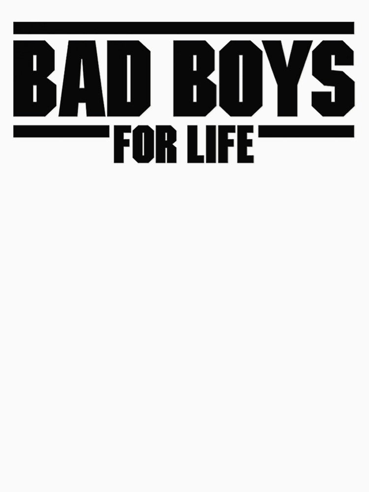 Bad Boys For Live - Black Logo by David Storm