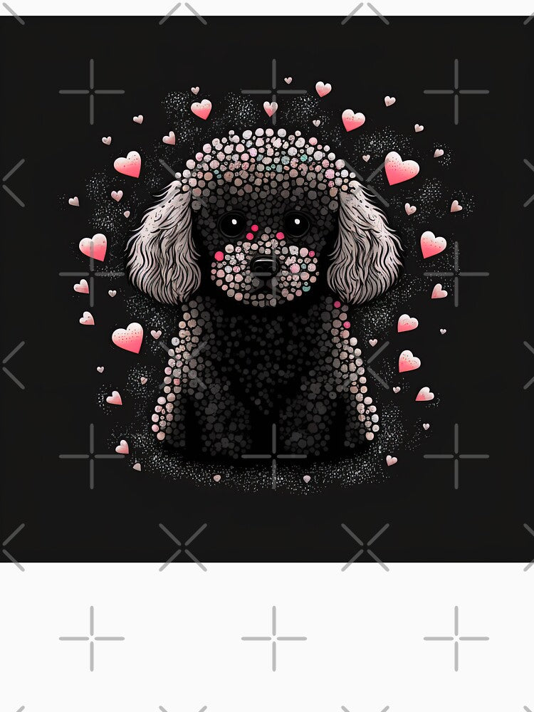 Poodle Dog Valentine by Juliascutecornr