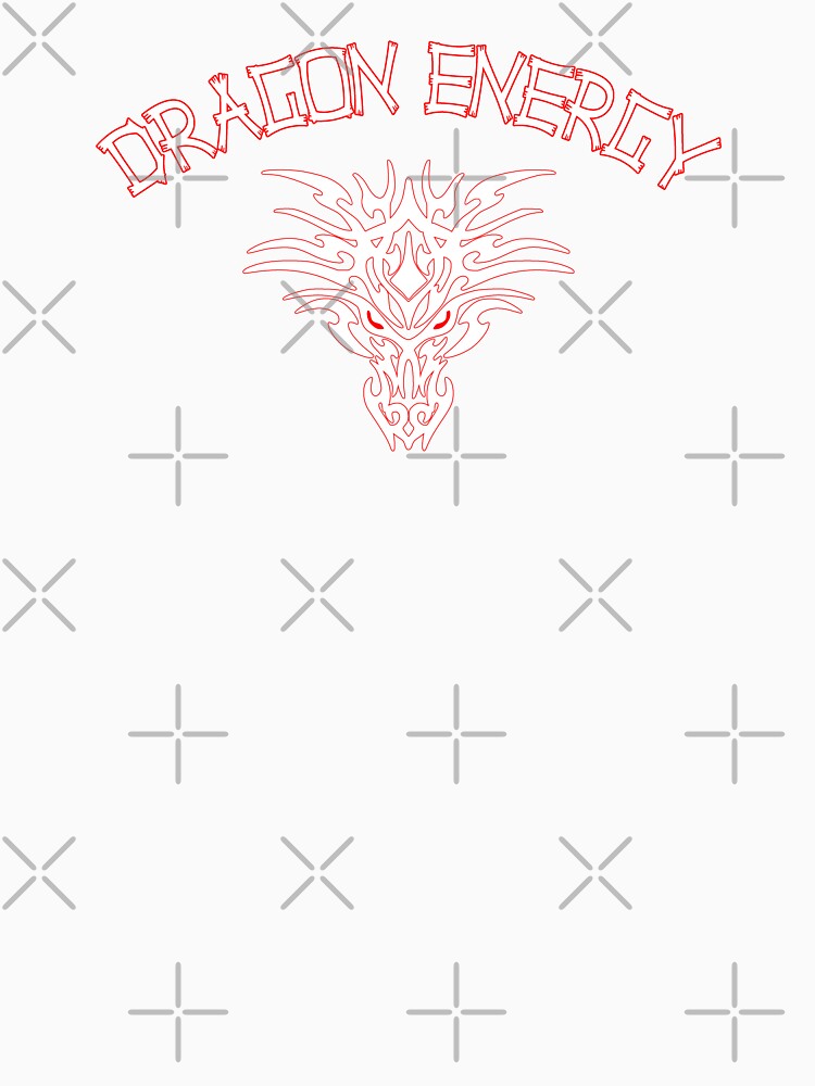 Dragon Energy Powerful Scary Dragon Head Face by merch-Mashed