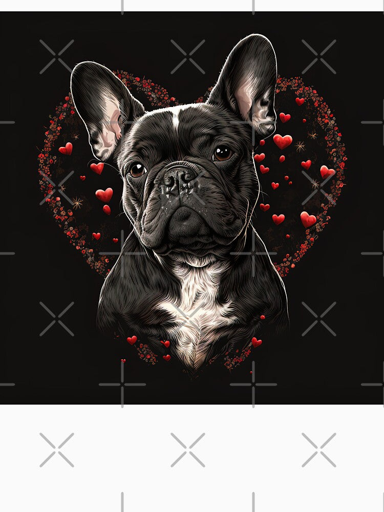 French Bulldog Dog Valentine by Juliascutecornr