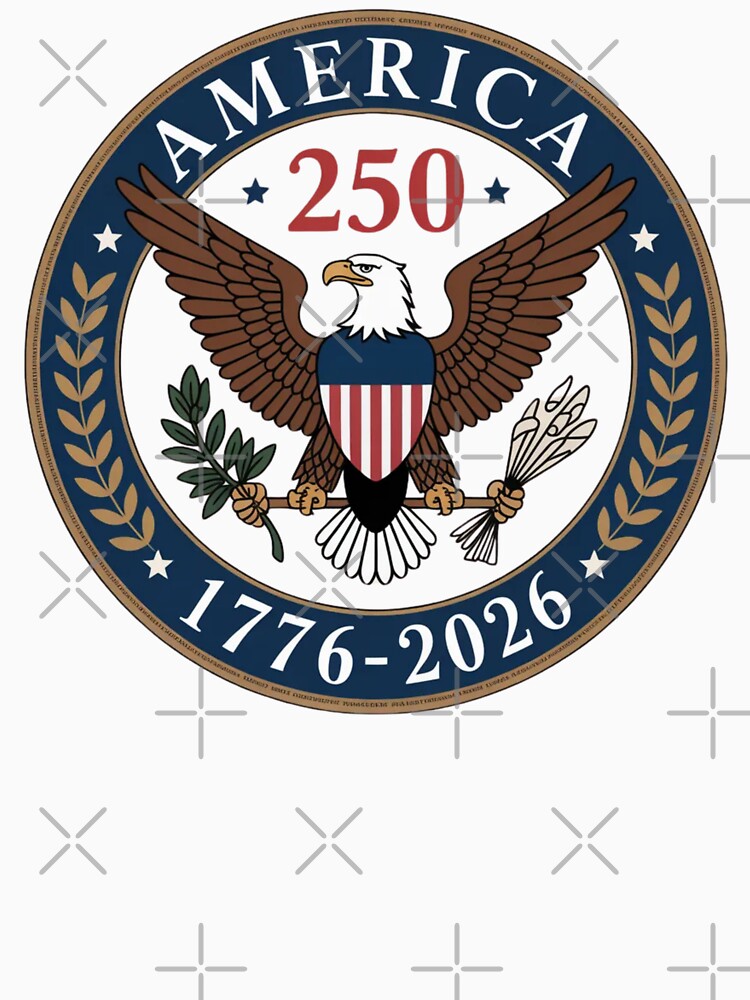 America 250 Years Patriotic Design by Nordic Echo