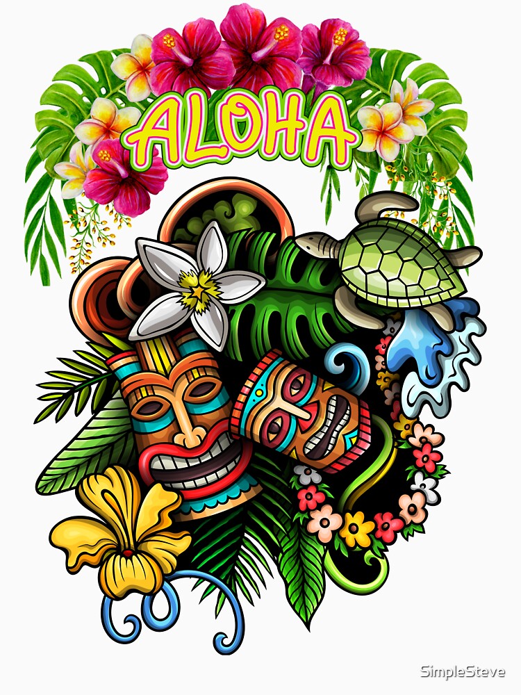 Hawaiian Aloha Tiki by SimpleSteve