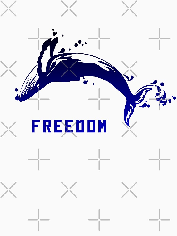freedom whale by artbleed