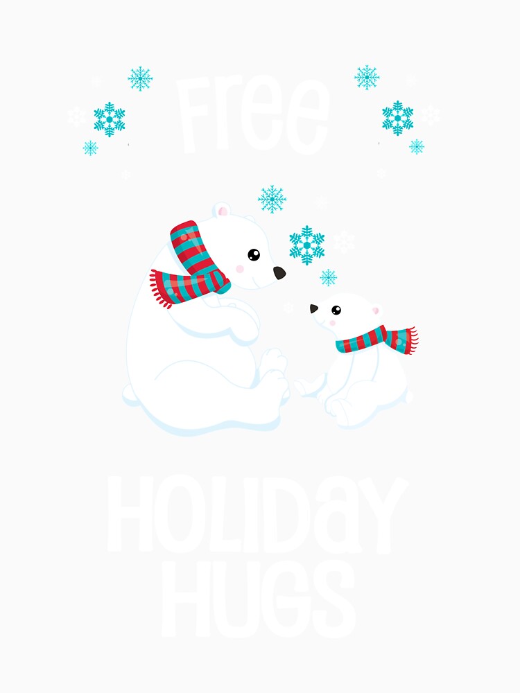 Christmas Free Holiday Hugs With Cute Bears Gift by Sapphire Star