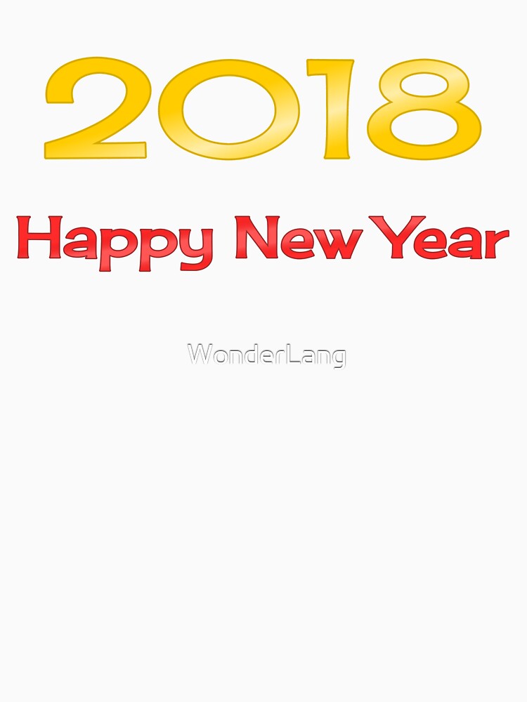 Happy New Year 2018 by WonderLang