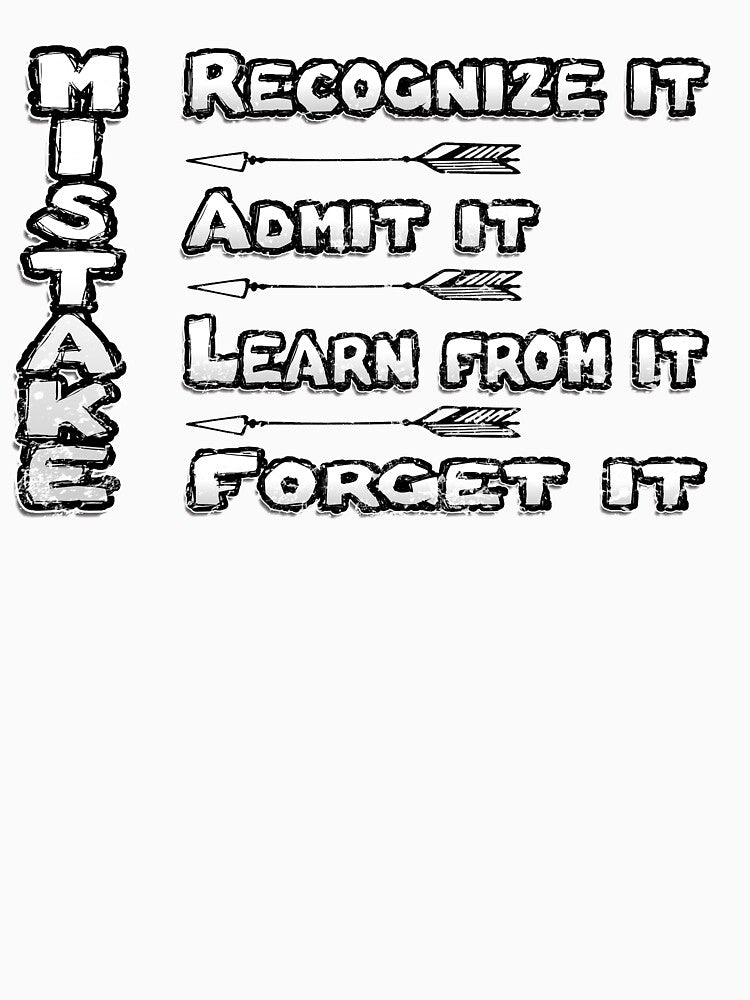 what to do with mistake by Five Seventy Five